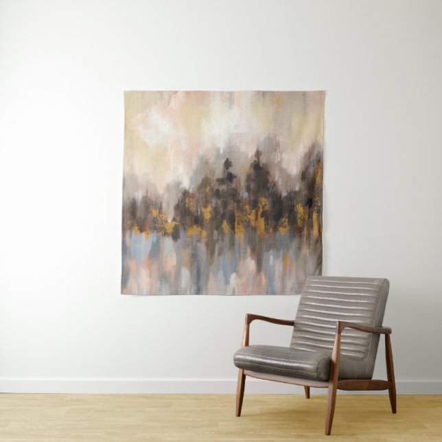 Blushing Forest I Tapestry (In Situ (Horizontal))