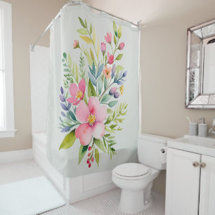 Blushing Garden Watercolor Floral Bouquet