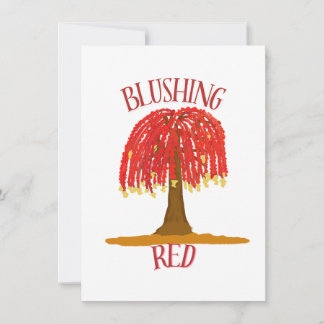 Blushing  invitation