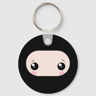 Blushing Kawaii Ninja Keychain