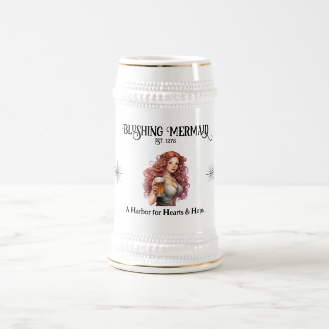 Blushing Mermaid Baldur's Gate Beer Stein (Center)