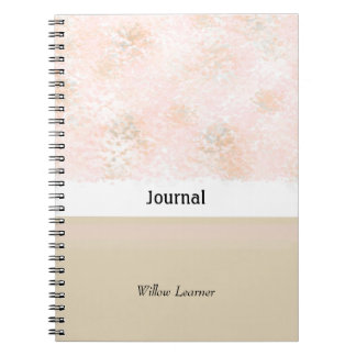 Blushing Pink and Taupe Journal
