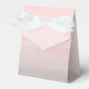 Blushing Pink & Grey Modern Watercolor Sweet 16 Favor Box