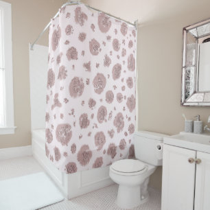 Blushing Pink Leopard Cheetah Print Pattern Shower