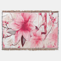 Blushing Pink Spring Florals and Blossoms