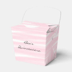 "Blushing Pink" Take-out Favour Boxes