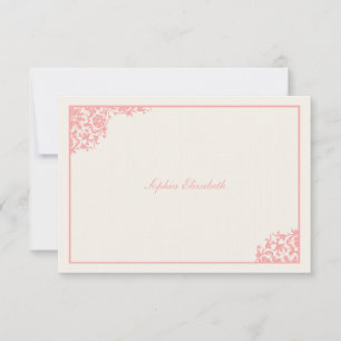 Blushing Pink Thank You Card