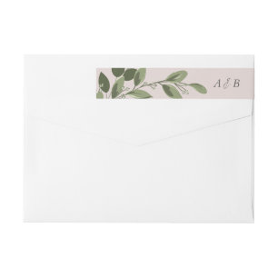 Blushing Sprigs Return Address Label