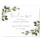 Blushing Sprigs Wedding Welcome Poster
