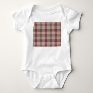 Blushwood plaid baby bodysuit