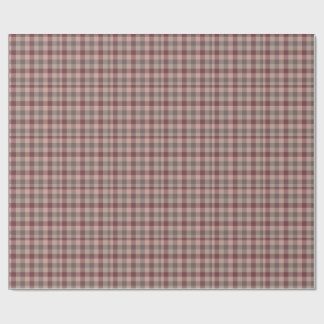 Blushwood plaid wrapping paper