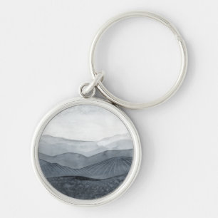 Blustering Grey Valley Keychain
