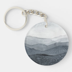 Blustering Grey Valley Keychain
