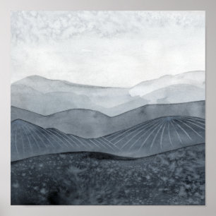 Blustering Grey Valley Poster