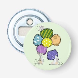 Blüte nähen bottle opener