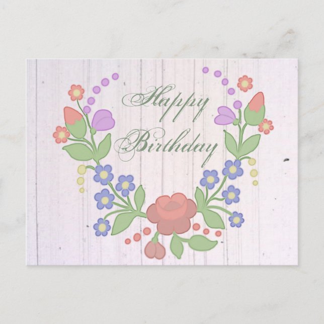 Blütenkranz Postcard (Front)