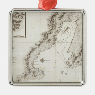 Blying Sound to Alaska Peninsula Metal Ornament