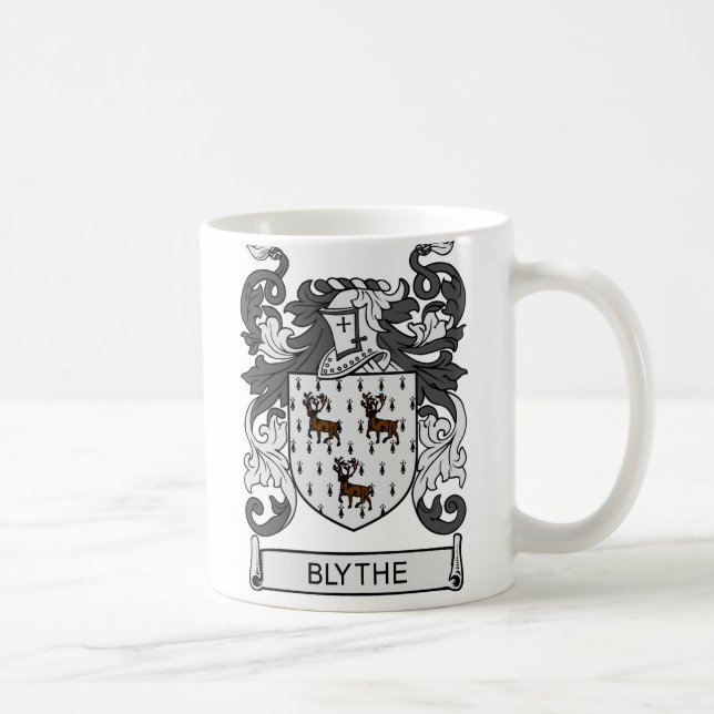 BLYTHE Coat of Arms Coffee Mug (Right)