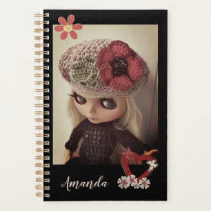 Blythe doll vintage retro oldish design personaliz planner
