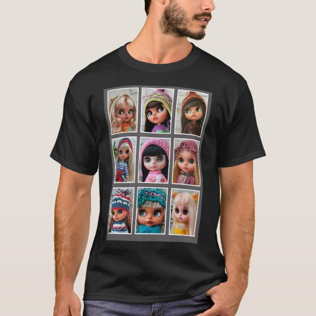 blythe dolls photos acrylic print T-Shirt (Front)