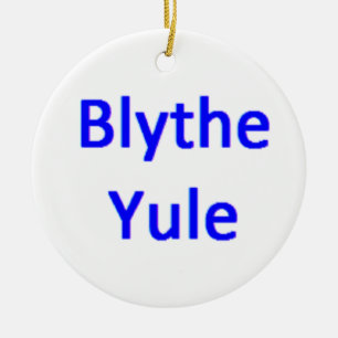 blythe yule  ceramic ornament