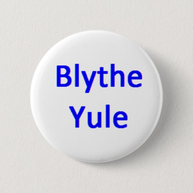 blythe yule coffee mug 2 inch round button (Front)