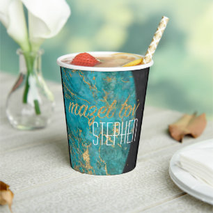 BM Bar Bat Mitzvah Paper Cup Out of this World