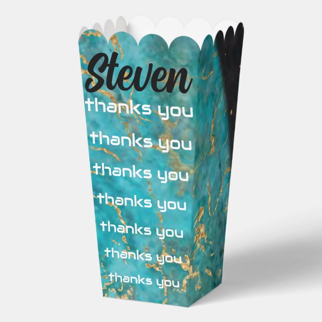 BM Bar Bat Mitzvah SPACE Favor Box (Front)