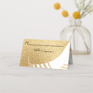 BM Bar et Bat mitzvah élégantes Cartes de Place