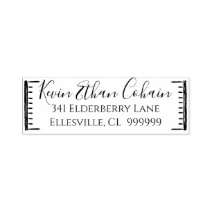 BM Bar Mitzvah or Bat Mitzvah Tallit Design Self-inking Stamp