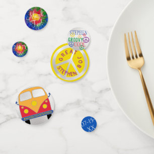 BM Bar or Bat Mitzvah Confetti 1960's Style