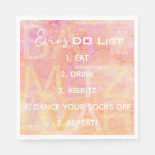 BM Bat Bar Mitzvah Simply Subtle Napkins