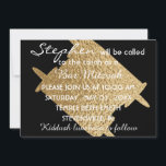 BM Bat Mitzvah Bar Mitzvah Gold Torah 5 x 7 Invitation<br><div class="desc">"Gold Torah" beautifully stated Bat Mitzvah or Bar Mitzvah, Invitations. With a touch of gold, this design hopes to fit many different needs. Background colours can be changed out. All design elements can be edited and/or transferred to other Zazzle products. Personalize by deleting text and replacing with your own. Choose...</div>