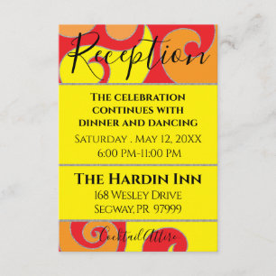 BM Bat Mitzvah Bar Mitzvah Swirls Design Enclosure Card