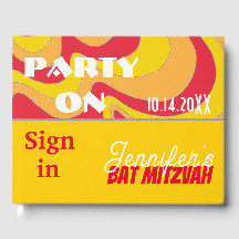 BM Bat or Bar Mitzvah Swirls
