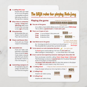 BMJA rules card – Playing the game  (1)