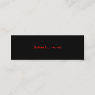 B'More Connected Biz Card 1
