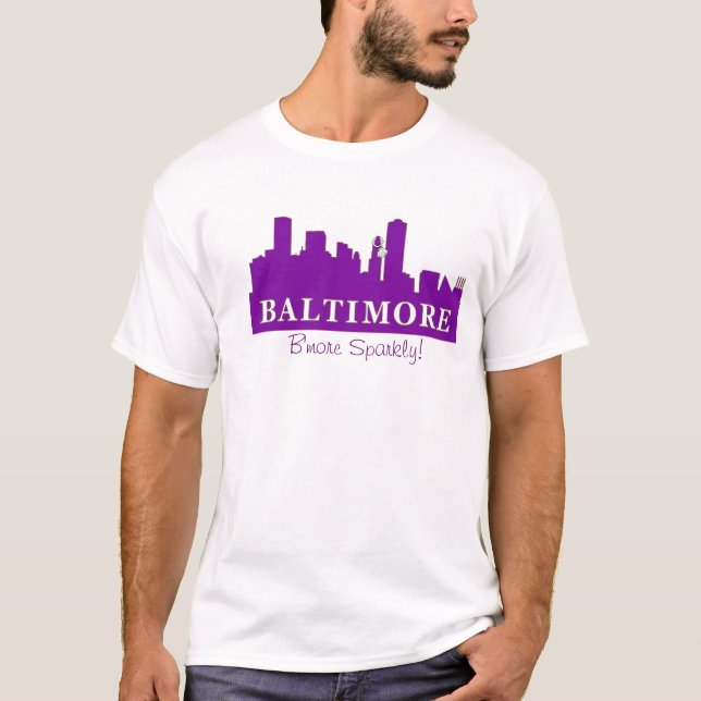 B'more Sparkly! + shoulda put a ring on it! T-Shirt (Front)