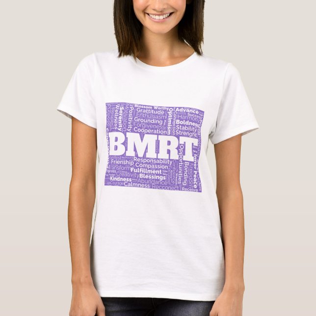BMRT purple Let´s spread the word! T-Shirt (Front)