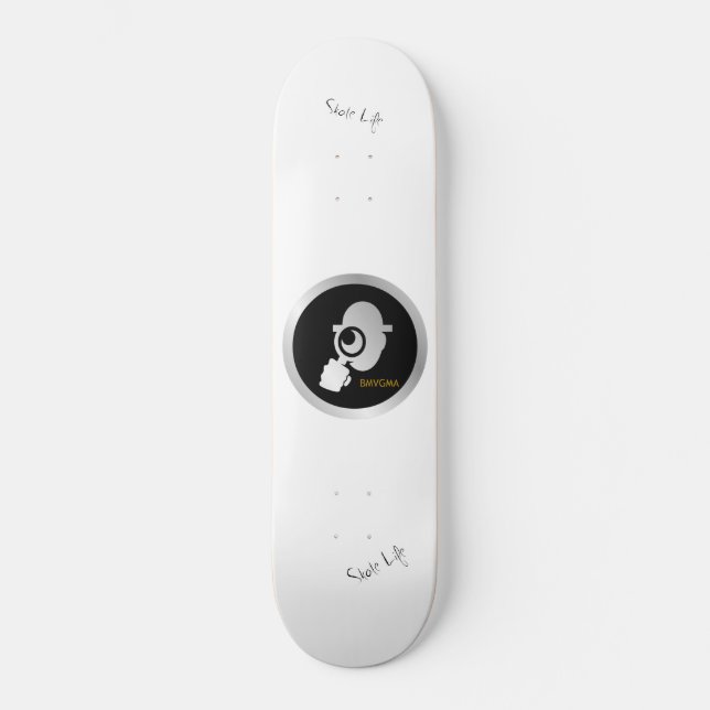 Bmvgma, "Skate Life," Skateboard (pont seulement) (Recto)