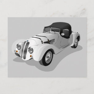 bmw-158703 bmw, car, roadster, sports car, automob postcard