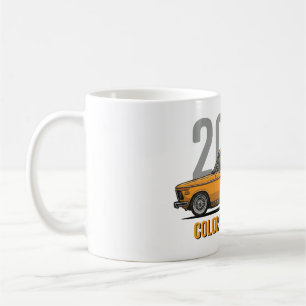 BMW 2002 Colorado Orange Classic Car Coffee Mug