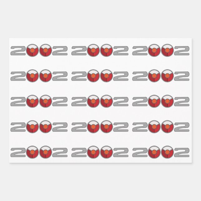 BMW 2002 WRAPPING PAPER SHEET (Front)