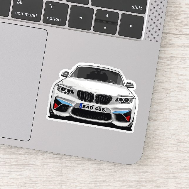 Bmw Car Sticker (Detail)