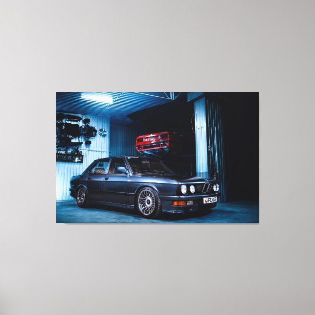 BMW E28 CANVAS PRINT (Front)