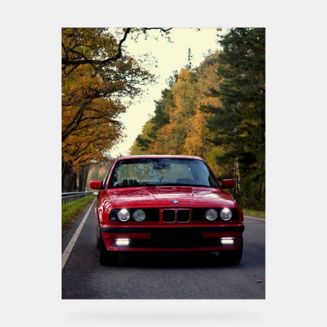 BMW_E34 ACRYLIC SIGN (Front)