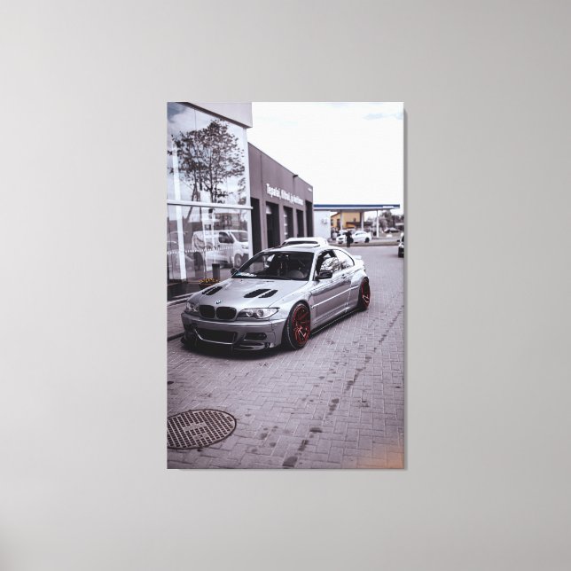 BMW M3 E46 CANVAS PRINT (Front)