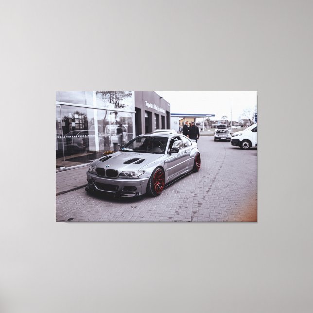 BMW M3 E46 CANVAS PRINT (Front)