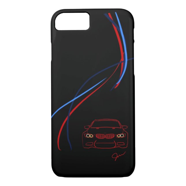 BMW M3 Stripes iPhone 8/7 Case (Back)
