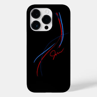 BMW ///M Stripes iPhone 14 coque (Noir)